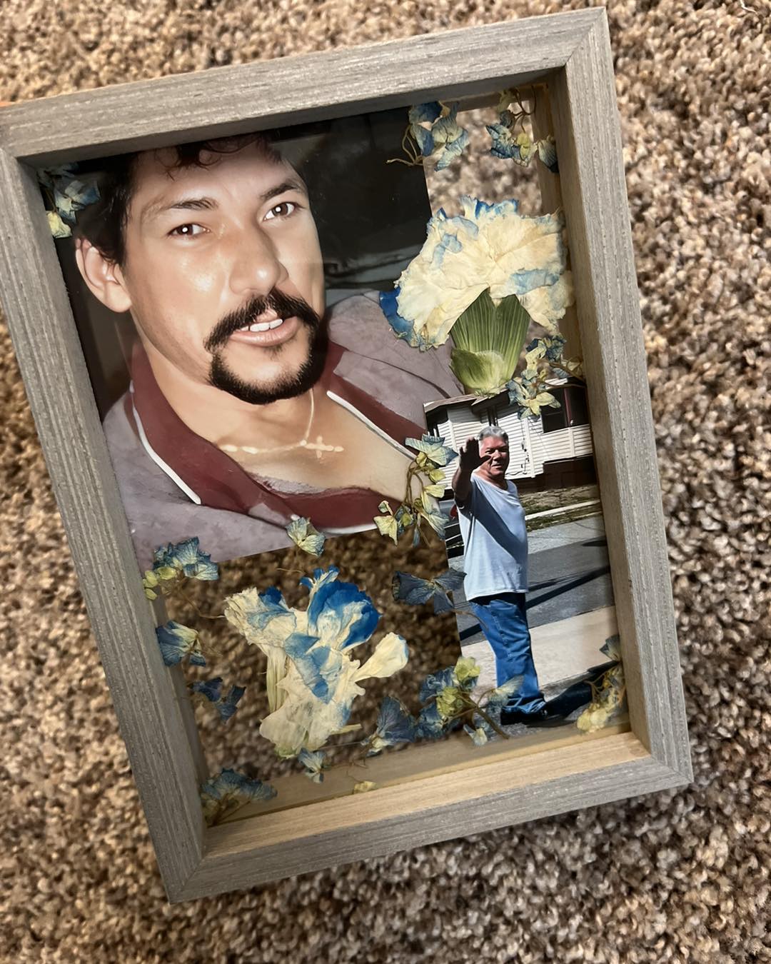 Memorial Flower Pressed Frame